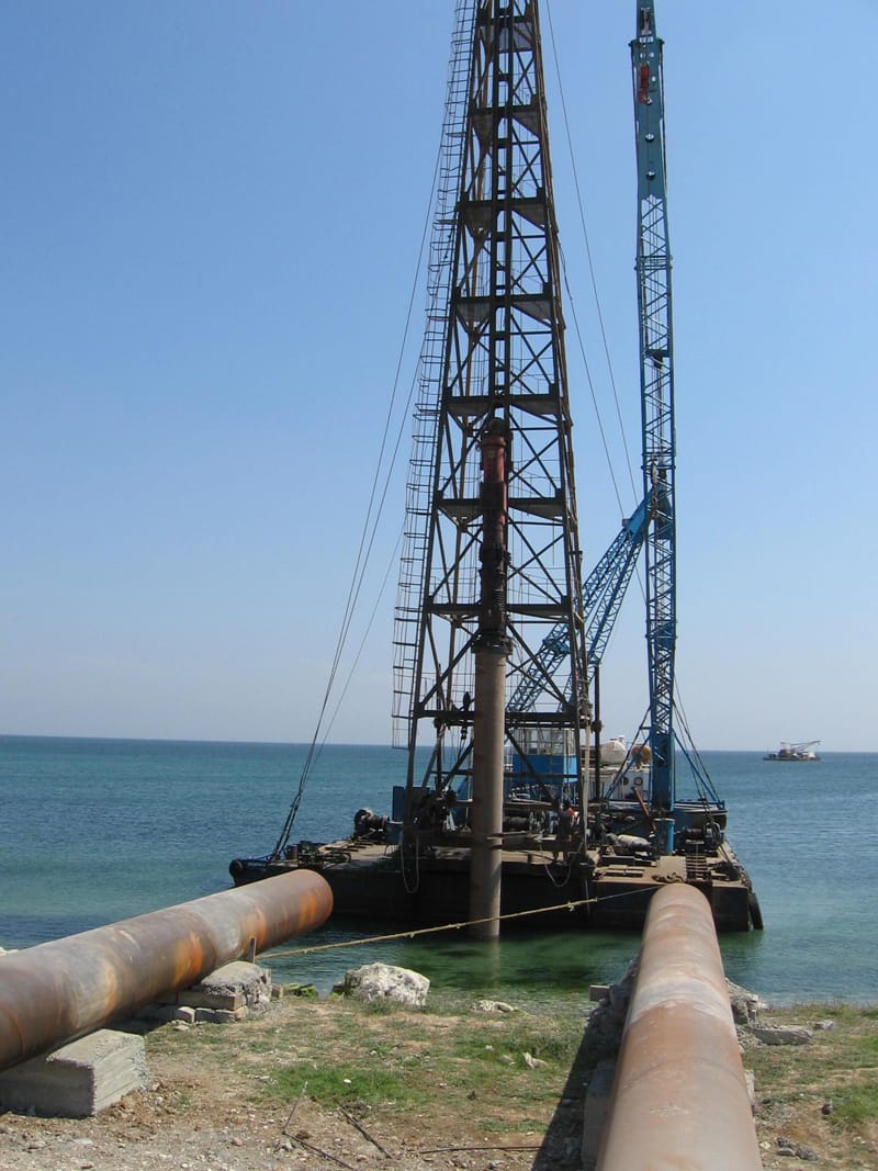 Kazıklı İskele İnşaatı