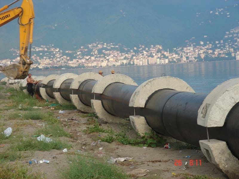 Deniz Deşarj Hattı Döşemesi